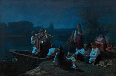The Night Before Pentecost in the Ukraine, 1878 by Konstantin Alexandrovich Trutovsky