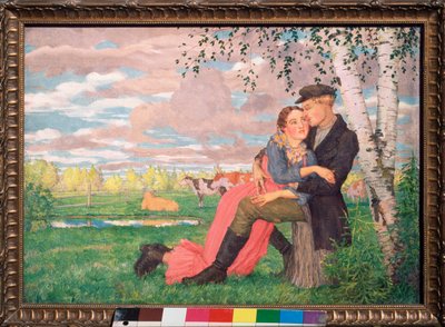 Lovers by Konstantin Andreevic Somov