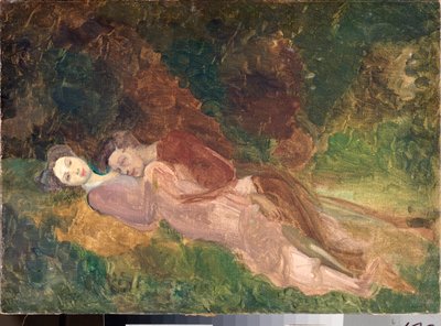 Lovers by Konstantin Andreevic Somov
