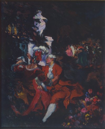 Harlequins by Konstantin Andreevic Somov