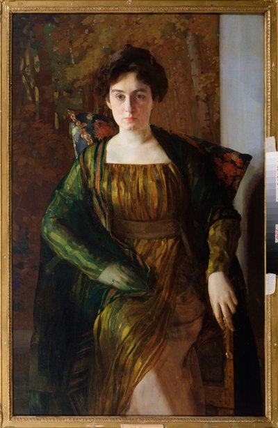 Portrait of Henrietta Hirshmann by Konstantin Andreevic Somov