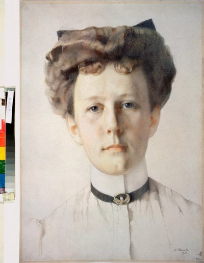 Portrait of the Baroness A. Nolde by Konstantin Andreevic Somov