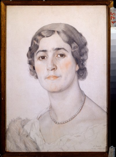 Portrait of the Actress D G Karysheva by Konstantin Andreevic Somov