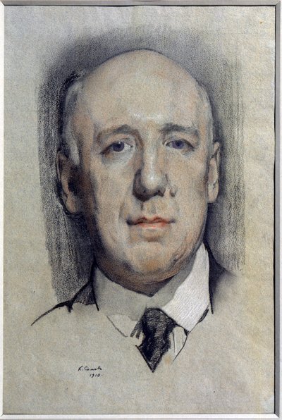 Portrait of the Author Fyodor Sologub by Konstantin Andreevic Somov