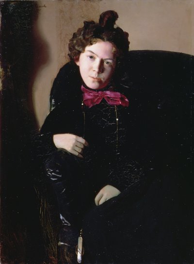 Portrait of Anna Petrovna Ostroumova-Lebedeva, 1901 by Konstantin Andreevic Somov