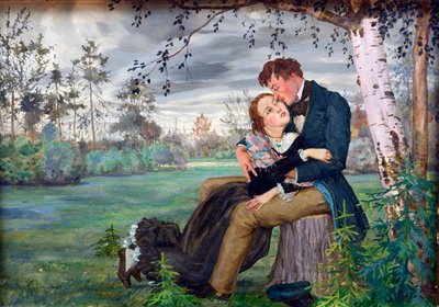 The Lovers by Konstantin Andreevic Somov