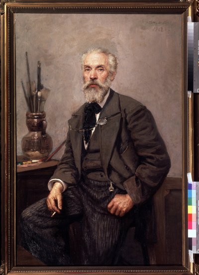 Portrait of Konstantin Savitsky by Konstantin Apollonovich Savitsky