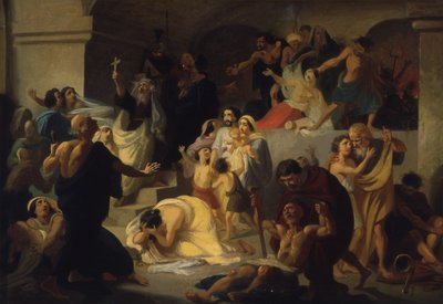 Christian Martyrs in the Colosseum by Konstantin Dmitrievich Flavitski