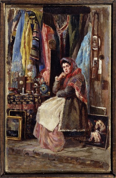 Curiosity Shop by Konstantin Egorovich Makovsky