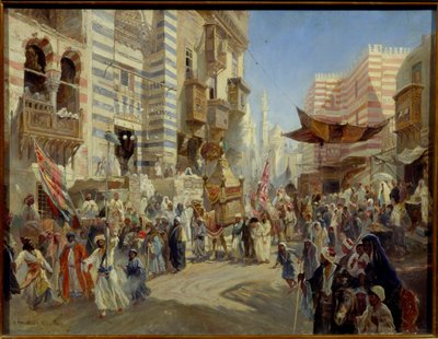 Muslim Festival: The Handing over of the Sacred Carpet in Cairo by Konstantin Egorovich Makovsky