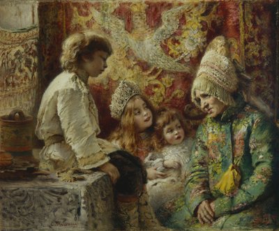 Grandma with Kids, Grandmother