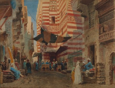 On the Street of Cairo, 1873 by Konstantin Egorovich Makovsky