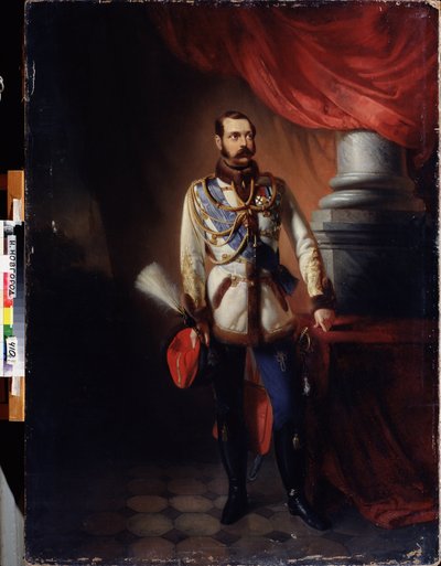 Portrait of Emperor Alexander II of Russia (The Liberator) by Konstantin Egorovich Makovsky