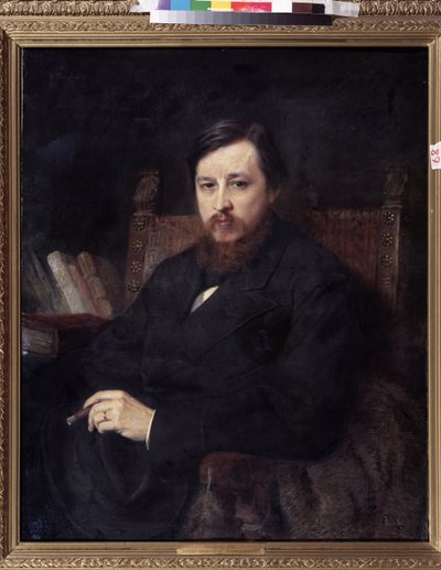 Portrait of the Composer Mikhail P. Azanchevsky by Konstantin Egorovich Makovsky
