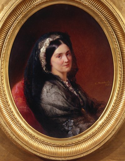 Portrait of Countess Natalia Pavlovna Stroganova by Konstantin Egorovich Makovsky
