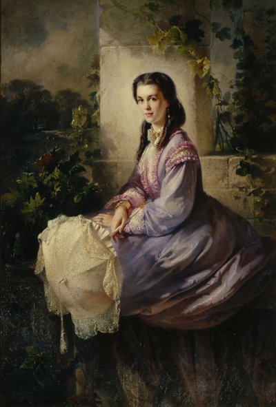 Portrait of Countess S.L. Stroganova by Konstantin Egorovich Makovsky