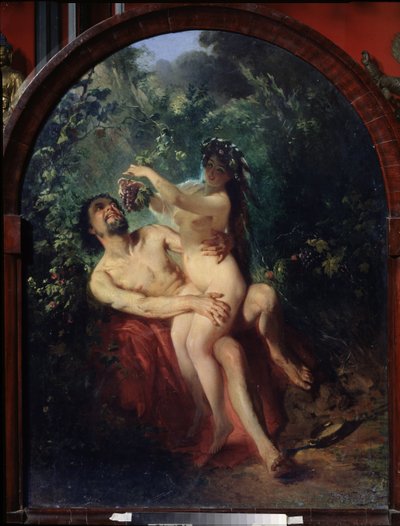 Satyr and Nymph by Konstantin Egorovich Makovsky