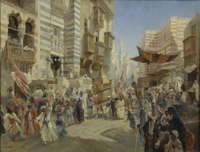 The Handing Over of the Sacred Carpet in Cairo by Konstantin Egorovich Makovsky