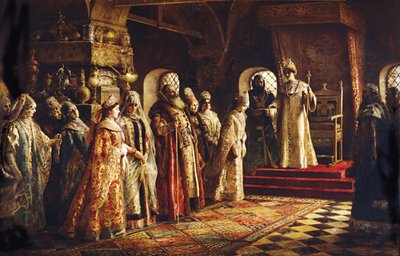 Tsar Alexei Mikhailovich Choosing a Bride by Konstantin Egorovich Makovsky