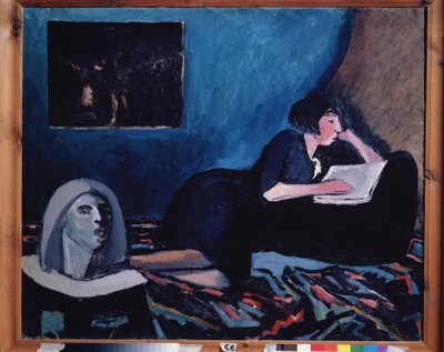 A Woman Reading by Konstantin Istomin