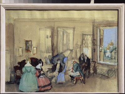 A Scene from the Theatre Play 