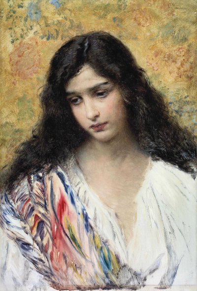 Russian Beauty by Konstantin Makovsky