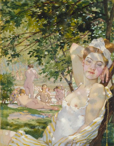 Bathers in the Sun by Konstantin Somov