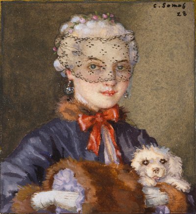 Lady with a Dog by Konstantin Somov
