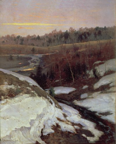 Early Spring by Konstantin Yakovlevich Kryzhitsky