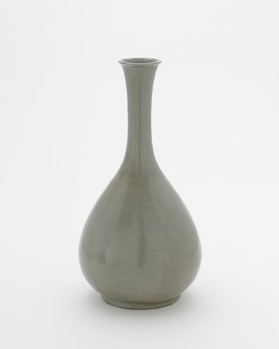 Bottle with Incised Decoration by Korean School