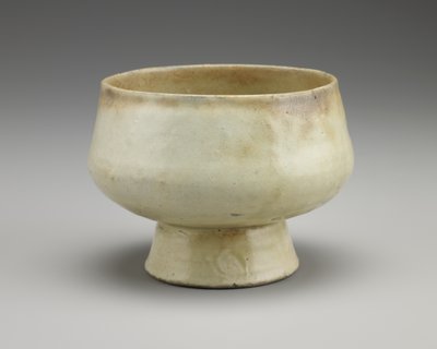 Bowl on tall foot, second half of 16th century by Korean School