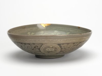 Bowl with cranes and clouds, c.1150-1200 by Korean School