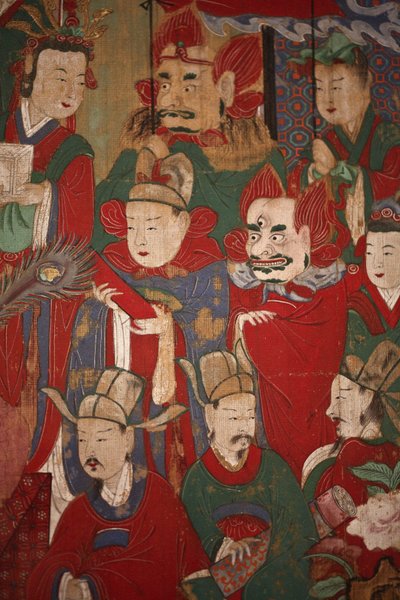 Byeonseong, the Sixth King of Hell (detail), 1798 by Korean School