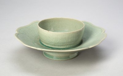 Cup Stand with Lobed Rim by Korean School