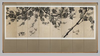 Grapevines and Chipmunks, c.1800 by Korean School