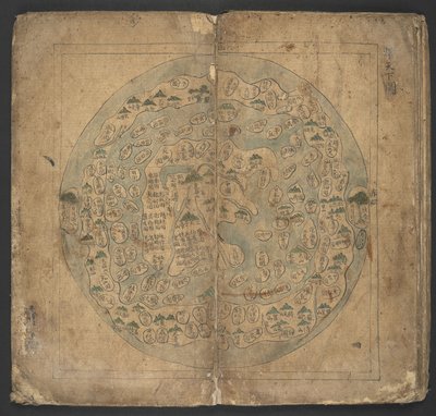 World map, from 