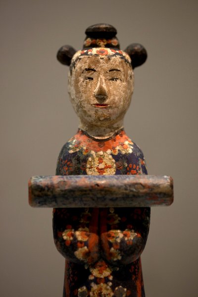 Decorative figure of a grave by Korean School