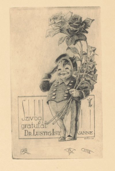 Congratulations from Istvan Lusztig by Kornél Révész