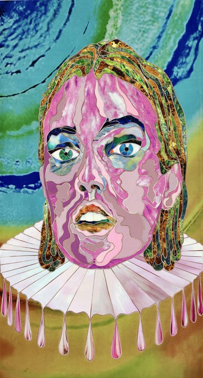 Surreal Pink Portrait by Kostyantin Malginov