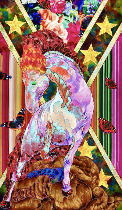 Vibrant Magic Horse by Kostyantin Malginov