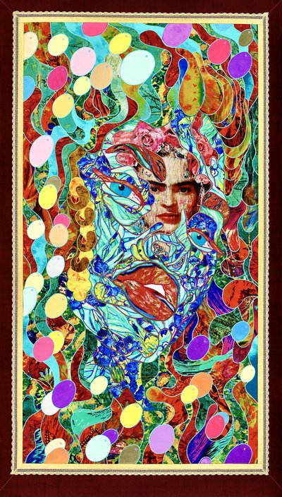 Vibrant Mosaic Portrait by Kostyantin Malginov