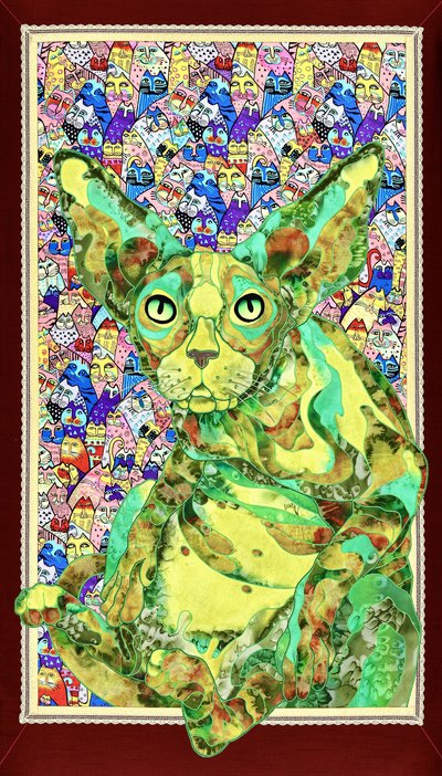 Vibrant Sphynx Cat by Kostyantin Malginov
