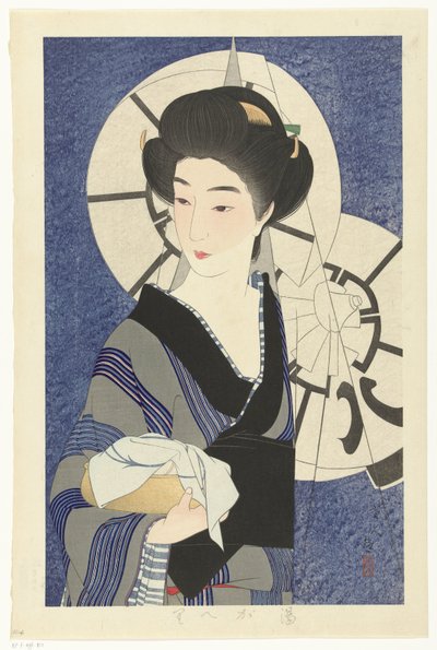 After a Visit to the Bathhouse by Kotondo Torii
