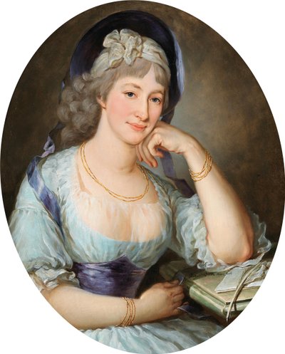 Portrait of Countess Maria Ernestine Gräfin Esterházy-Starhemberg by Krafft