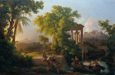 Landscape with the Calling of St. Peter by Károly Markó d. Ä.