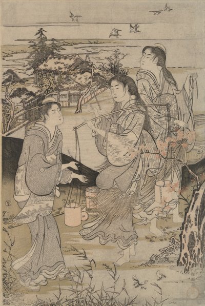 Kaya in the Province of Ki-I and Noda in the Province of Mutsu from Six Jewel Rivers by Kubo Shunman