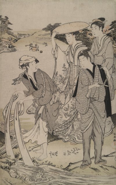 Tamagawa at Province of Musashi from the Six Jewel Rivers by Kubo Shunman