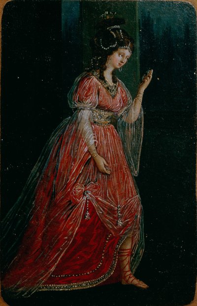 Costume Design for the Serf Theatre of Sheremetev by Kuerzinger