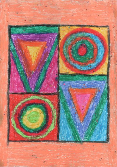 Colorful Geometric Shapes by Kulik