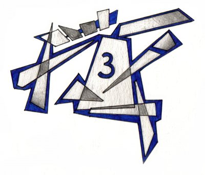 Geometric Number Three by Kulik
